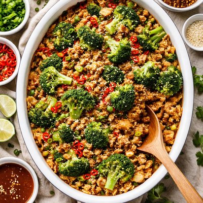 Image of Szechuan Turkey and Broccoli Casserole
