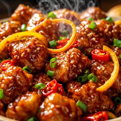 Image of Szechwan Spicy Tangerine Chicken