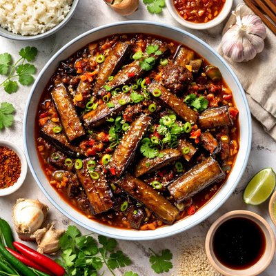Image of Szechwan Style Eggplant Aubergine