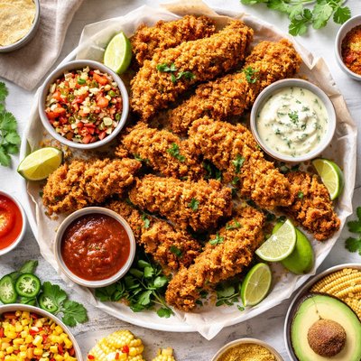 Image of Taco Battered Fried Chicken