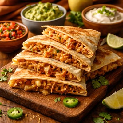 Image of Quesadilla de pollo estilo Taco Bell sin lácteos