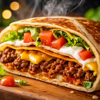 Image of Taco Bell Style Crunch Wrap Supreme