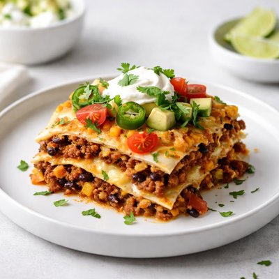 Image of Taco Casserole Mexican Lasagna