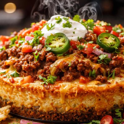 Image of Taco Cheesecake