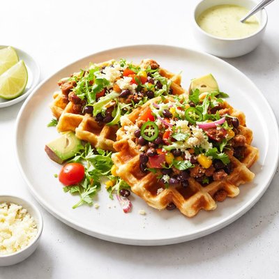 Image of Taco Salad Waffles