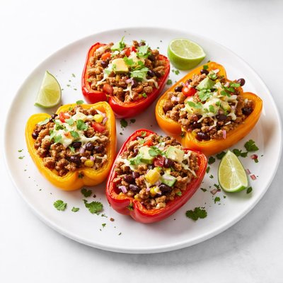 Image of Taco Style Stuffed Bell Peppers