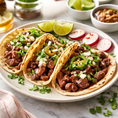 Image of Tacos De Arrachera Al Carbon