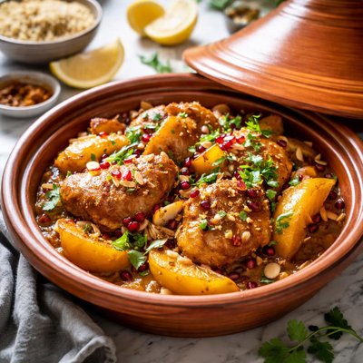 Image of Tagine with Chicken and Quinces
