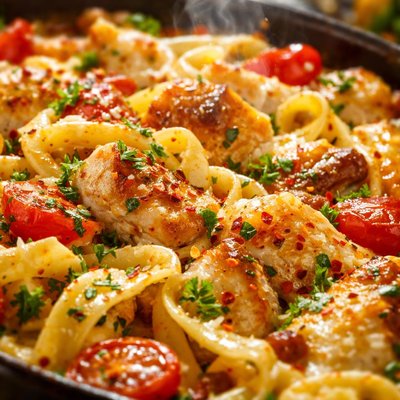 Image of Tagliatelle and Chicken Bake