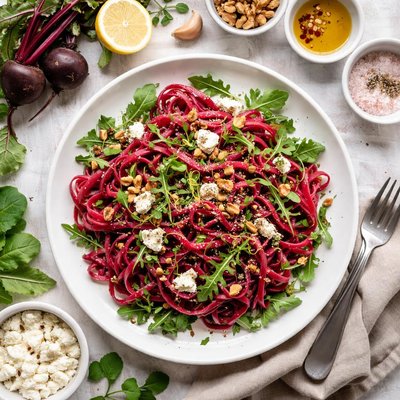 Image of Tagliatelle with Beetroot