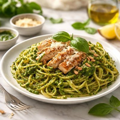 Image of Tallarines Verdes sin Frutos Secos