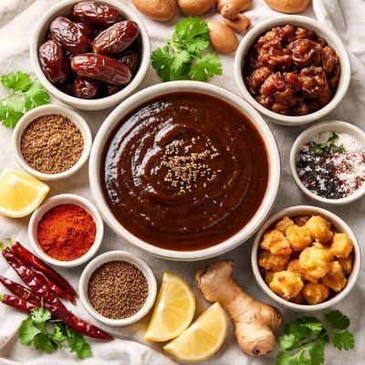 Image of Tamarind Date Chutney Sweet Indian Chutney