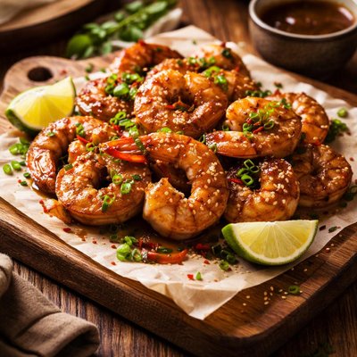 Image of Tamarind Honey Shrimp