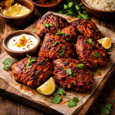 Image of Tandoori Chicken Thighs Ww Marinade Oamc