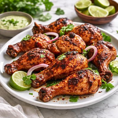 Image of Tandoori Style Yogurt Marinated Chicken Legs for the Grill