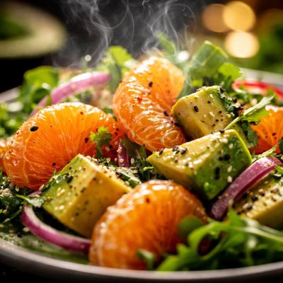 Image of Tangerine and Avocado Salad