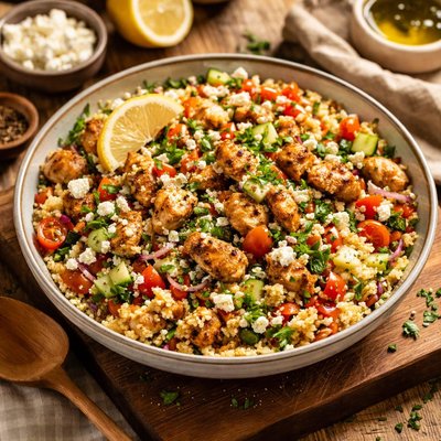 Image of Tangy Chicken Couscous Salad