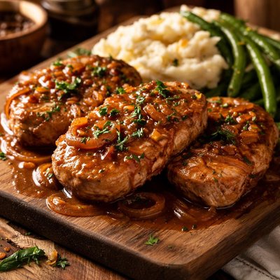 Image of Tangy Crock Pot Pork Chops