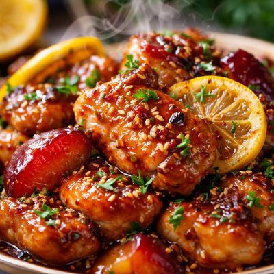 Image of Tangy Lemon Plum Chicken