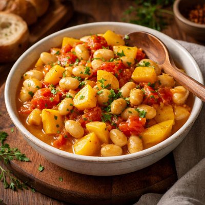 Image of Tangy Limas with Squash and Tomatoes