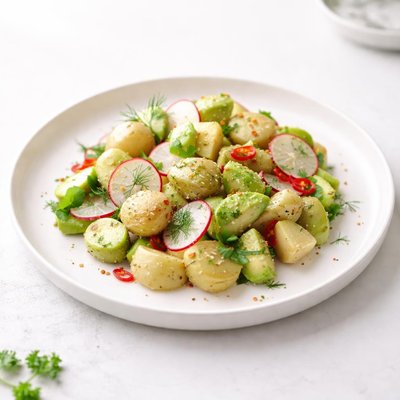Image of Tangy Potato Avocado Salad