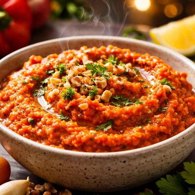Image of Tangy Roast Pepper Walnut Dip