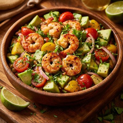 Image of Tangy Shrimp and Avocado Salad
