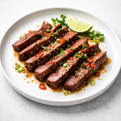 Image of Tangy Sirloin Strips Marinated