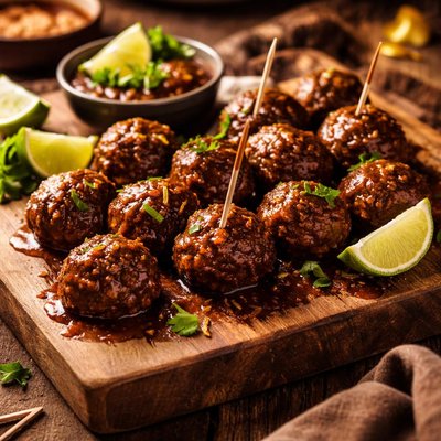 Image of Tangy Tequila Meatballs