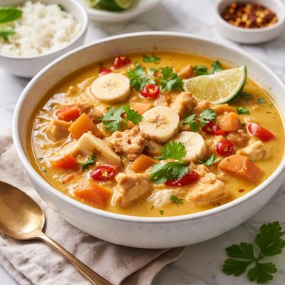 Image of Tanzanian Curried Chicken Banana Soup