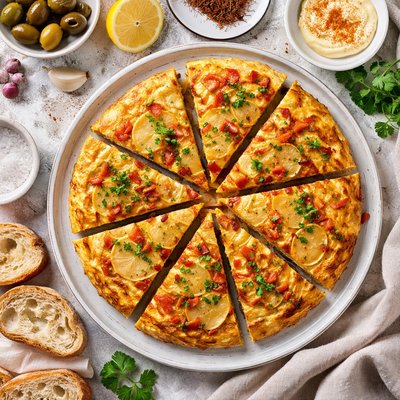 Image of Tapas Potato Saffron Omelet