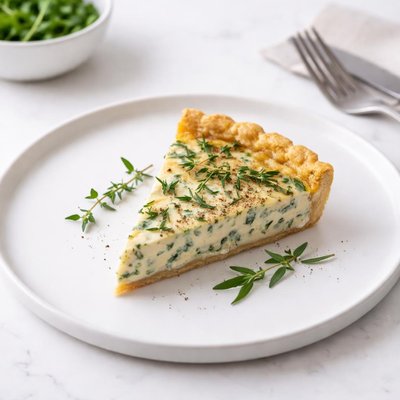 Image of Tarragon and Thyme Quiche