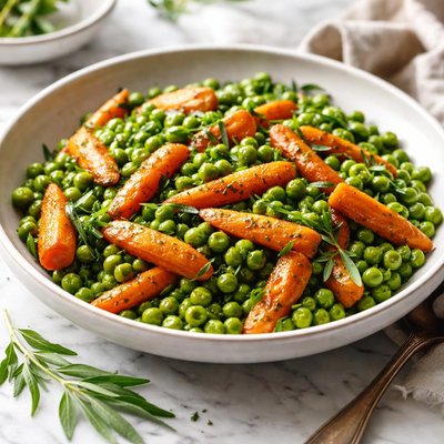 Image of Tarragon Carrots and Peas