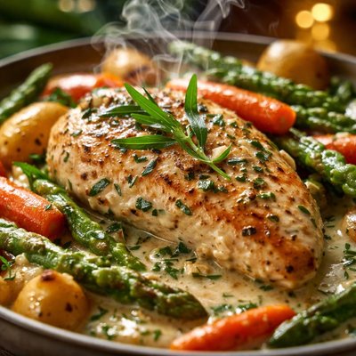 Image of Tarragon Chicken and Vegetables