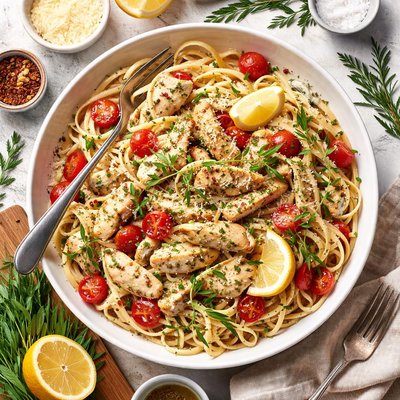 Image of Tarragon Chicken Linguine