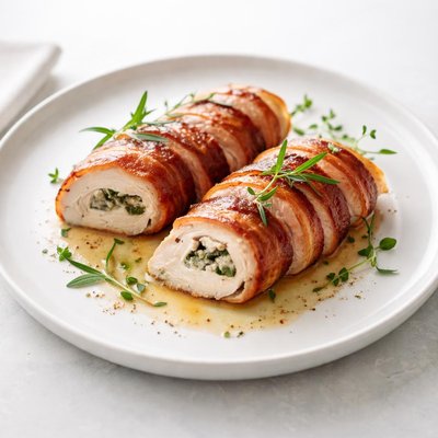Image of Tarragon Chicken Wrapped with Bacon