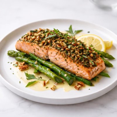 Image of Tarragon Pecan Salmon