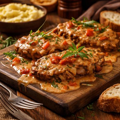 Image of Tarragon Swiss Steaks