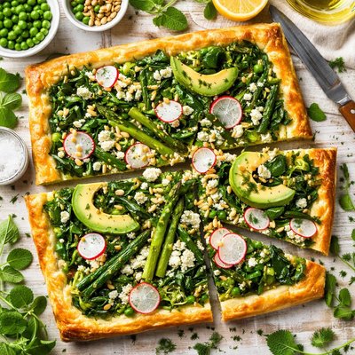 Image of Tart Tangle of Greens