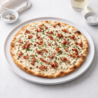 Image of Tarte Flambee Alsatian Pizza