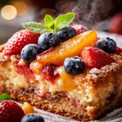 Image of Tassajara Torte with Fruit