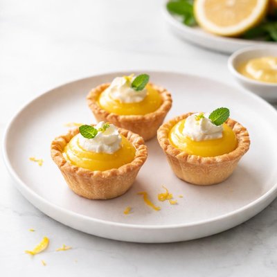 Image of Tassie Cups with Lemon Curd Filling