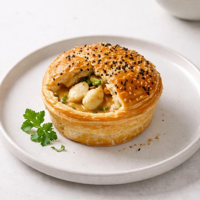 Image of Tassie Curry Scallop Pie