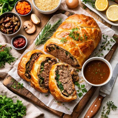 Image of Taste of Home Meatloaf Wellington