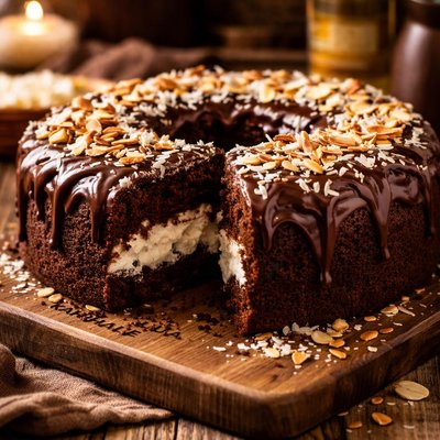 Image of Tastes Like Mounds Bar Kahlua Cake