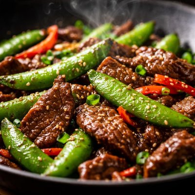 Image of Tasty Beef Sugar Snap Stir Fry