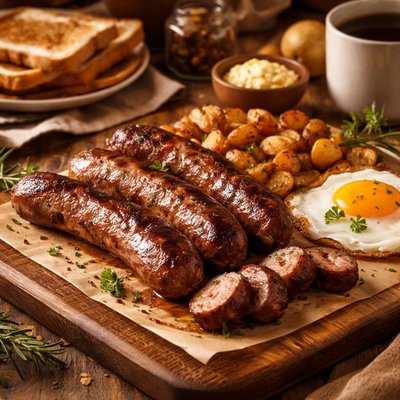 Image of Tasty Breakfast Deer Sausage