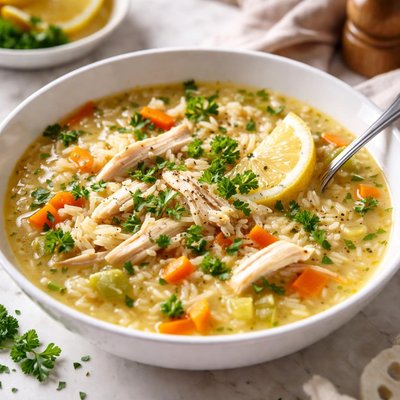 Image of Tasty Chicken and Rice Soup
