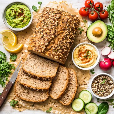 Image of Tasty Healthy Whole Spelt Bread