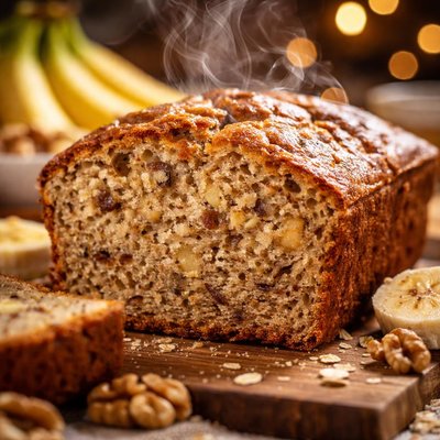 Image of Tasty Low Fat Banana Bread